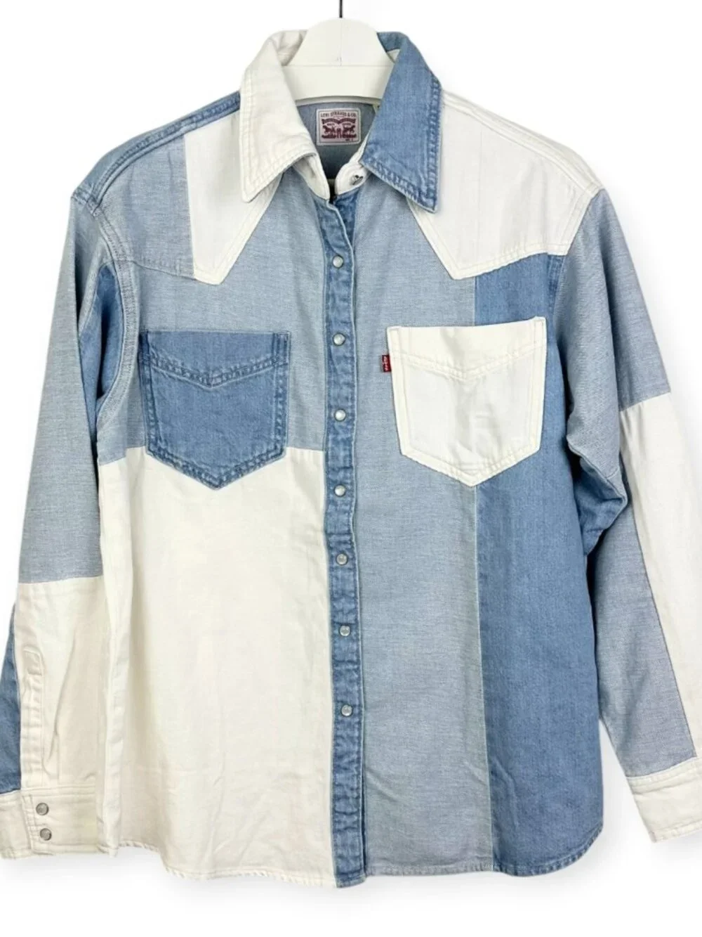 Levi's Donovan Western Shirt Patchwork Blanket - Picture 2 of 12
